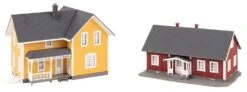 Faller 130604 HO Swedish Houses Building Kit (Set Of 2)