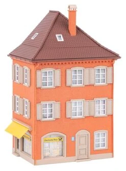 Faller 130617 HO Corner House With Post Office Building Kit