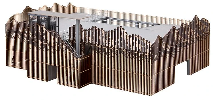 Faller 130810 HO Multistorey Car Park Building Kit 1 Faller 130810 HO Multistorey Car Park Building Kit