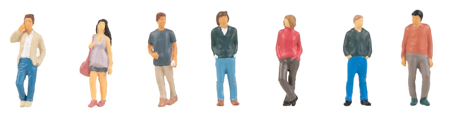 Faller 151661 HO Young People On The Road Group Figures (Set Of 7) 1 Faller 151661 HO Young People On The Road Group Figures (Set Of 7)