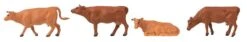 Faller 180235 HO Cows Figurine With Mini Sound Effect (Set Of 4)