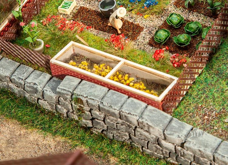 Faller 180306 HO Cold Frame Building Kit 1 Faller 180306 HO Cold Frame Building Kit