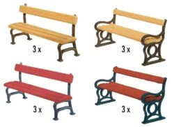 Faller 180443 HO 12 Park Benches