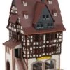 Faller 191770 HO Half-Timbered House Building Kit With Flower Shop