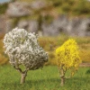 Faller Gmbh 181189 1 Blackthorn & 1 Forsythia Tree - Premium -- 2"5cm & 1-9/16"4cm, All Scales