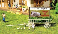 Faller 130527 HO Wagon W/Advertising Panel Kit