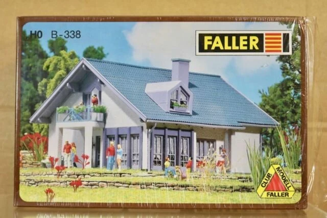 Faller B-338 HO Scale Modern Detached Trenta Nova House Building Kit 1 Faller B-338 HO Scale Modern Detached Trenta Nova House Building Kit