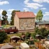 Faller Gmbh 110122 HO Sonnheide Station Kit (Plastic) Weathered