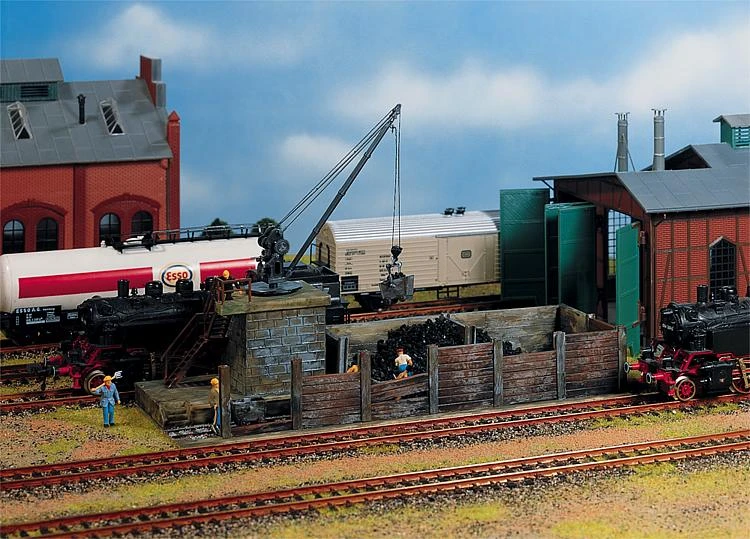 Faller 120131 HO Small Coaling Station Kit 1 Faller 120131 HO Small Coaling Station Kit