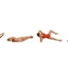 Faller 153040 HO Bathers Figures (Set Of 6)