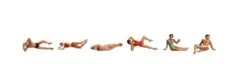 Faller 153040 HO Bathers Figures (Set Of 6)