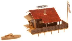 Faller 130284 HO Boathouse & Boat Kit -Faller 3479846