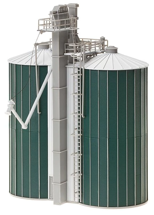 Faller 120260 HO Double Silo W/Elevator Kit 2 Faller 120260 HO Double Silo W/Elevator Kit - Image 2