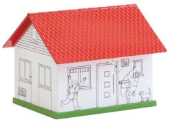 Faller 150191 HO Basic Paintable House - Basic Fold & Snap Cardstock Kit