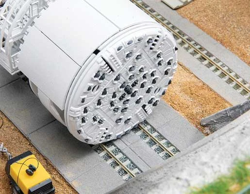 Faller Gmbh 180934 Gripper TBM Tunnel Boring Machine Drilling Head Plate -- Kit - 1/2" 3-5/16" 1.2cm X 8.45cm Diameter, HO Scale