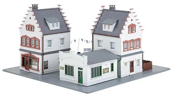 Faller Gmbh 130167 Hesselbach Gas Station -- Kit - 9-7/16 X 9-5/16 X 5-3/8" 24 X 23.7 X 13.7cm, HO Scale 3 Faller Gmbh 130167 Hesselbach Gas Station -- Kit - 9-7/16 X 9-5/16 X 5-3/8" 24 X 23.7 X 13.7cm, HO Scale - Image 3