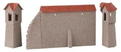 Faller Gmbh 130693 Old-Town Wall Fortified Towers -- Kit, HO Scale -Faller 39585953846467 dv4 rbcb