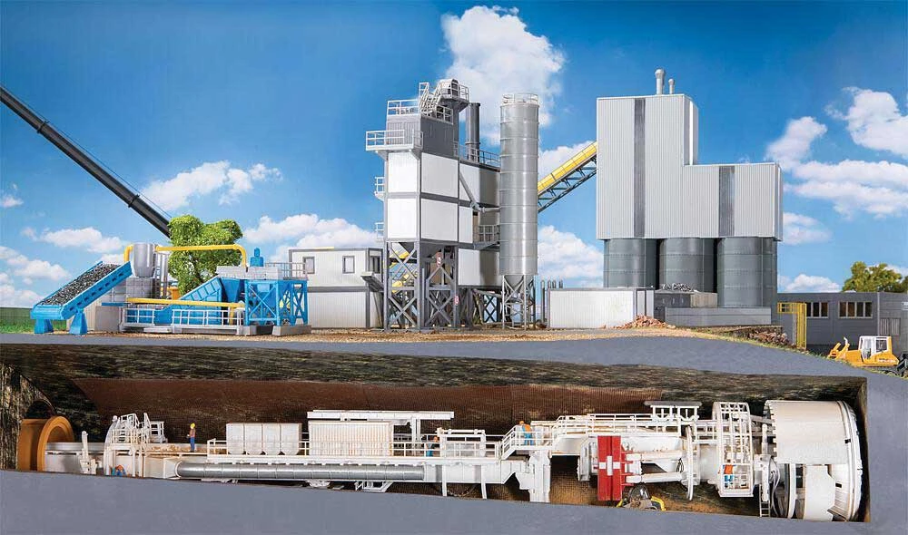 Faller Gmbh 130900 Gripper TBM Tunnel Boring Machine - Kit -- 38-3/16" 97cm Long, 3-3/8" 8.5cm Diameter, HO Scale 6 Faller Gmbh 130900 Gripper TBM Tunnel Boring Machine - Kit -- 38-3/16" 97cm Long, 3-3/8" 8.5cm Diameter, HO Scale - Image 6