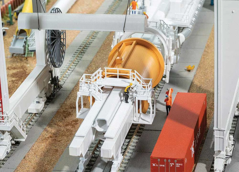 Faller Gmbh 130900 Gripper TBM Tunnel Boring Machine - Kit -- 38-3/16" 97cm Long, 3-3/8" 8.5cm Diameter, HO Scale 7 Faller Gmbh 130900 Gripper TBM Tunnel Boring Machine - Kit -- 38-3/16" 97cm Long, 3-3/8" 8.5cm Diameter, HO Scale - Image 7