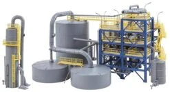 Faller 130175 HO Chemical Plant Plastic Building Kit