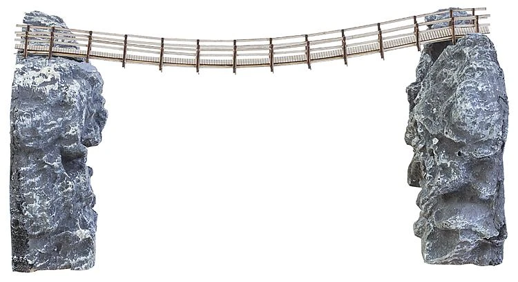 Faller 180391 HO Suspended Bridge 1 Faller 180391 HO Suspended Bridge