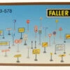 Faller B-578 HO Scale Street Sign Set
