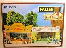 Faller B-322 HO Carnival Flower And Confections Booths Kits