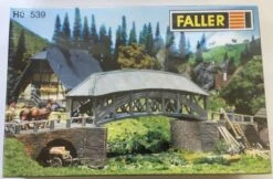 Faller 539 HO Old Wooden Bridge Kit