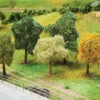 Faller Gmbh 181171 Assorted Deciduous Trees - Premium -- 2-3/4 To 3-15/16"7 To 10cm Tall Pkg(3), All Scales