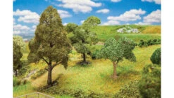 Faller Gmbh 181170 Assorted Trees - Premium -- 2-3/4 To 5-5/16"7 To 13.5cm Tall Pkg(3), All Scales