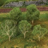 Faller Gmbh 181108 Deciduous Trees - Kit - Premium -- Pkg(5), All Scales