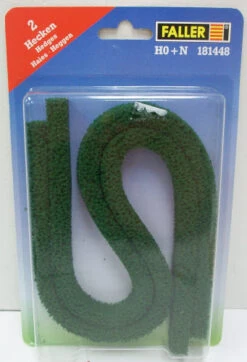 Faller 181448 HO 19" Long Medium Green Hedges (Pack Of 2)
