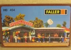 Faller 454 HO Wine And Toffee Apples Concession Booths Building Kit