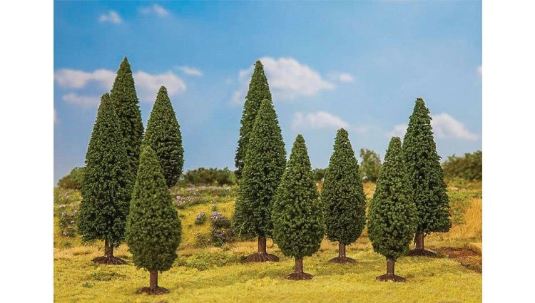 Faller Gmbh 181527 Fir Trees -- Pkg(10), All Scales 1 Faller Gmbh 181527 Fir Trees -- Pkg(10), All Scales