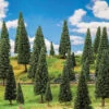 Faller Gmbh 181539 Fir Trees -- 2 To 5-7/8"5 To 15cm Tall Pkg(50), All Scales