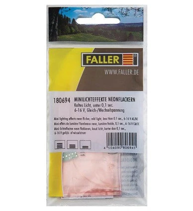 Faller Gmbh 180694 Mini Lighting Effect Circuit W/LED 6-16V -- Flickering Neon, All Scales 1 Faller Gmbh 180694 Mini Lighting Effect Circuit W/LED 6-16V -- Flickering Neon, All Scales