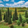 Faller Gmbh 181540 Mixed Forest Trees -- 1-3/8 To 3-1/2"3.5 To 9cm Tall Pkg(25), All Scales