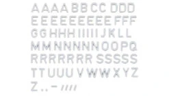 Faller Gmbh 180965 Plastic Alphabet Lettering, All Scales