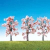 Faller Gmbh 181406 Trees - Deciduouses -- Cherry Pkg(3), All Scales
